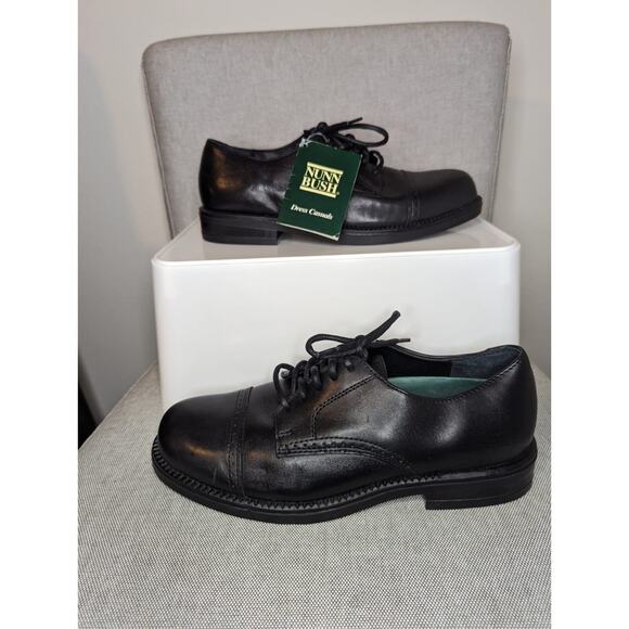 Nunn Bush Black Leather Lace Up Dress Shoes - Picture 8 of 8